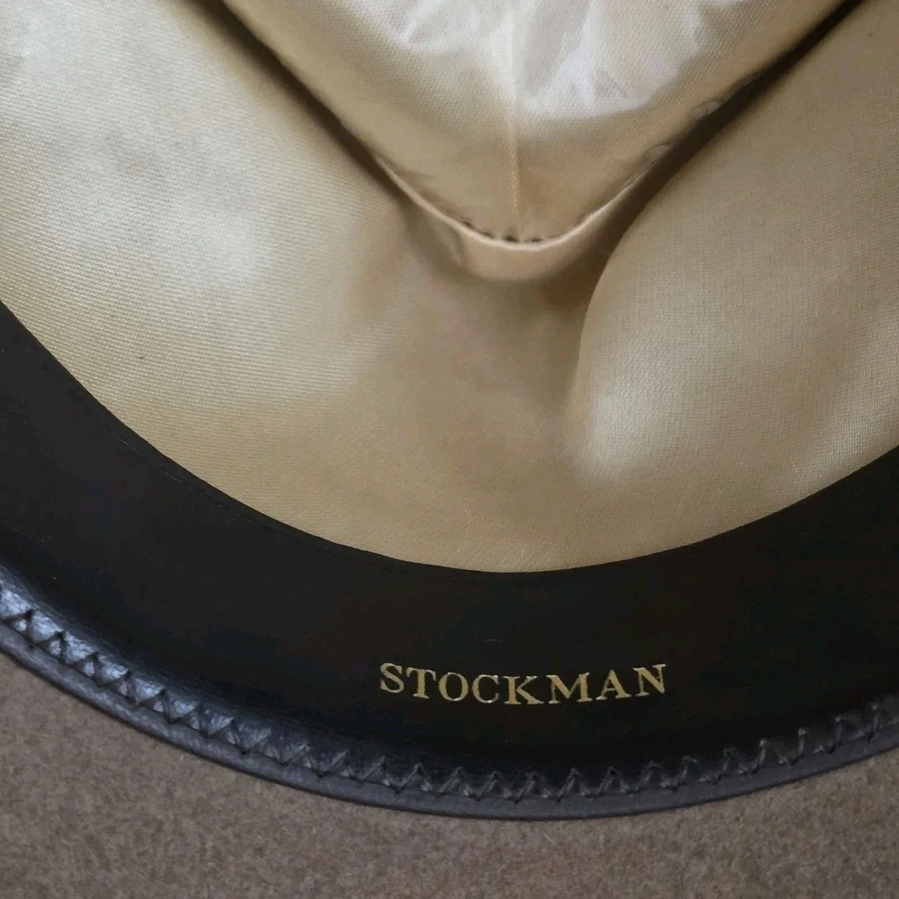 Vintage Akubra Western Australian Stockman Hat Brown Felt Mens Size 58 Outback